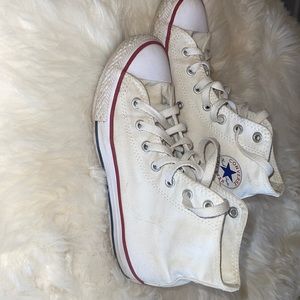 White high top conversation